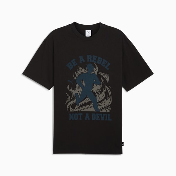 GRAPHICS "Rebel" Tee Men, PUMA Black, extralarge